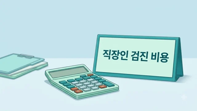 직장인 건강검진 비용 — 무료인 항목과 돈 내는 항목 정리