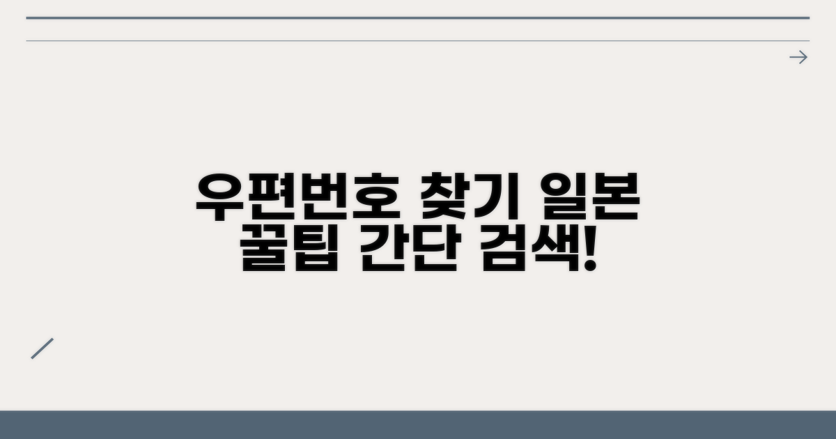 일본 우편번호 찾기 안내