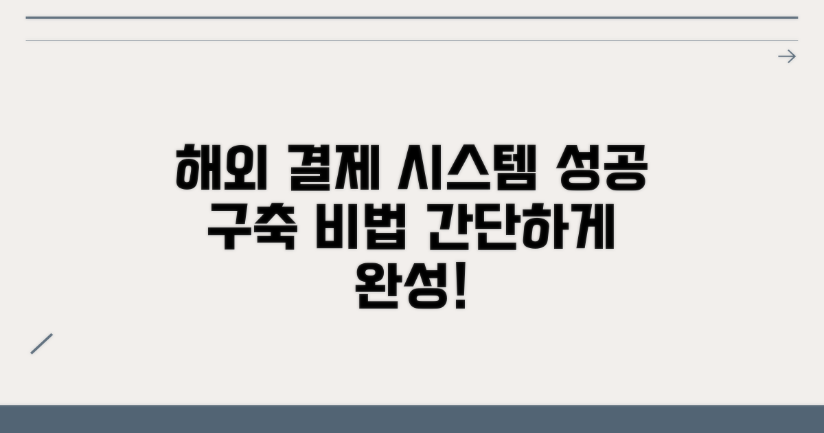 성공적인 해외 결제 시스템 구축