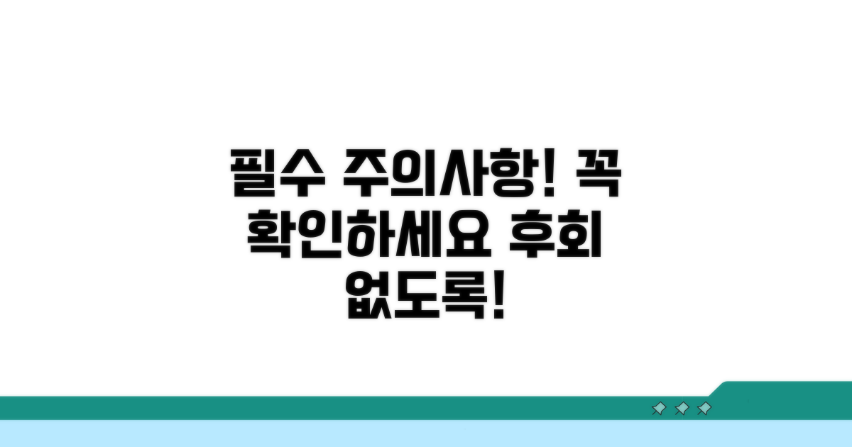 이용 전 꼭 확인해야 할 주의점