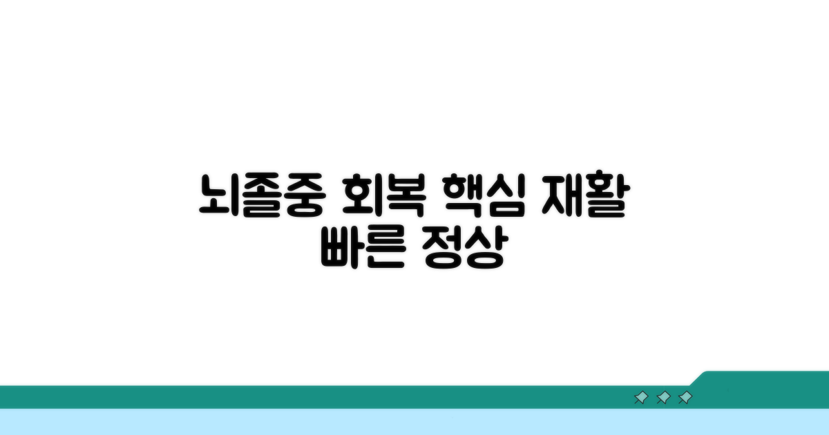 뇌졸중 재활치료, 핵심 회복 과정