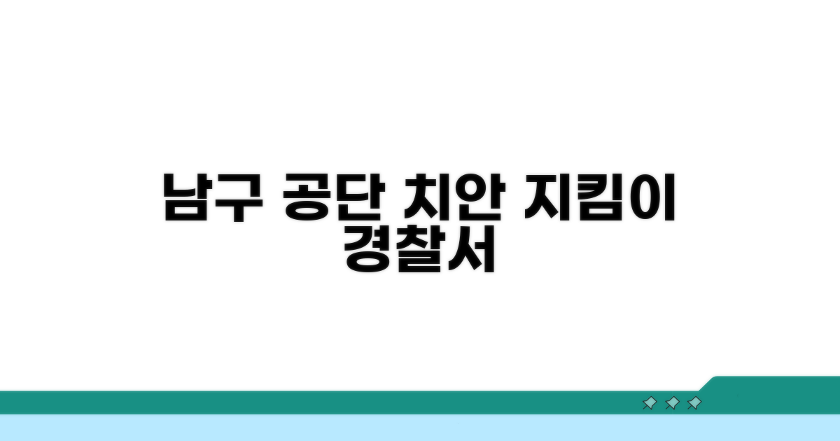 남구 공업 단지 치안 담당 경찰서