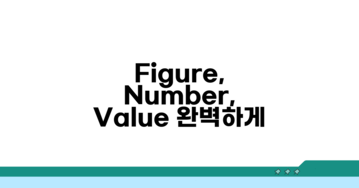 Figure, Number, Value, 어떻게 쓸까?