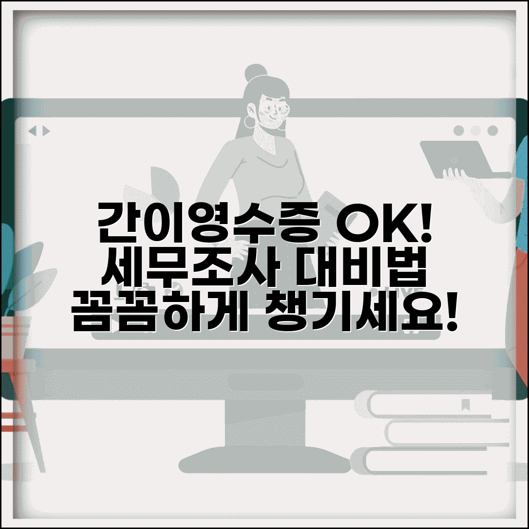 간이영수증 경비처리 세무조사 대비 방법