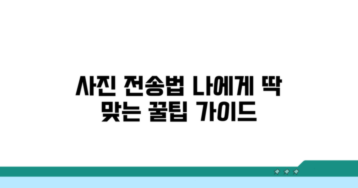 나에게 맞는 사진 전송법 선택 가이드