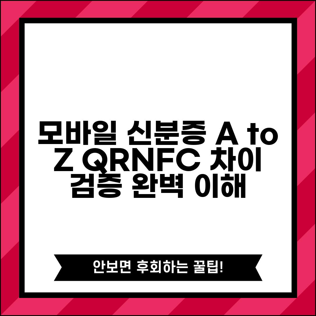 모바일 신분증 확인방법 A to Z | QR·NFC 인증 차이, 검증 절차 완벽 이해