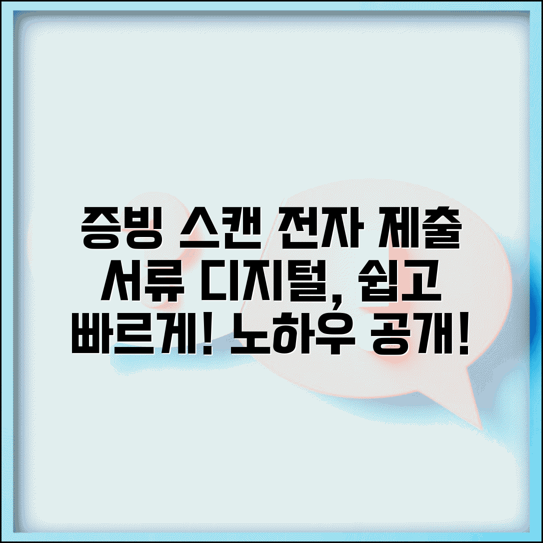증빙서류 스캔과 전자 제출 | 서류 디지털 제출 방법, 간편하게 완성하는 노하우