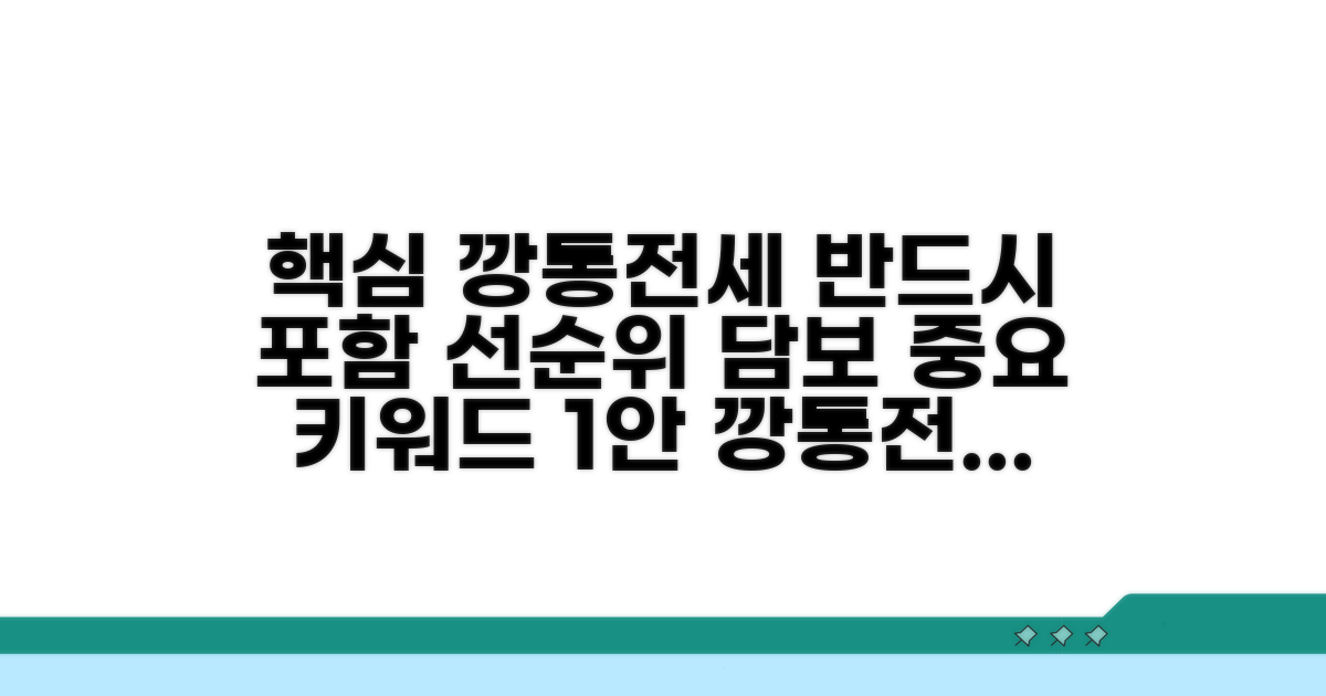 깡통전세 선순위 담보 확인법