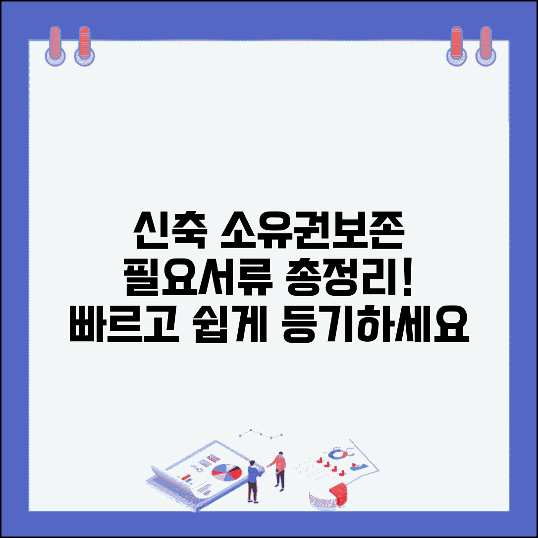 신축건물 소유권보존 서류 | 신축 소유권보존등기 필요서류