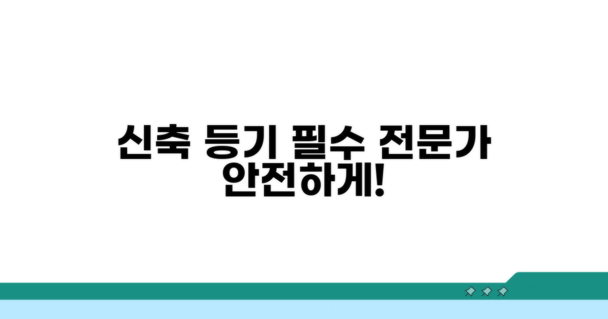 신축 건물 등기, 전문가 도움은 필수