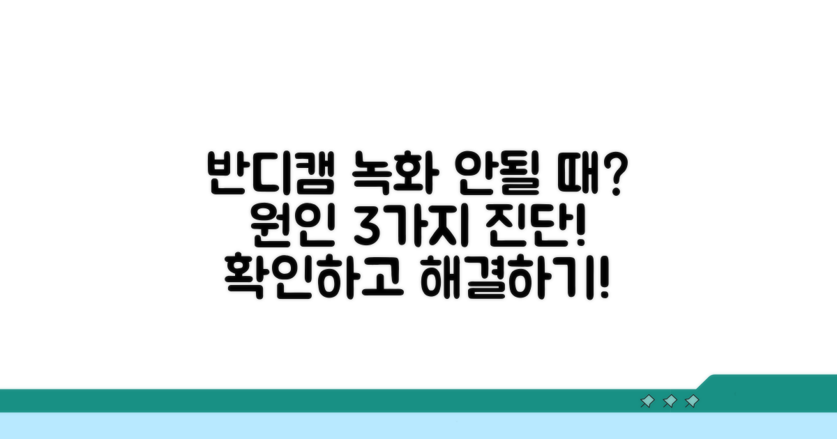 반디캠 녹화 안됨 원인 진단