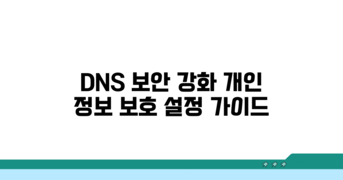 개인 정보 보호 위한 DNS 설정