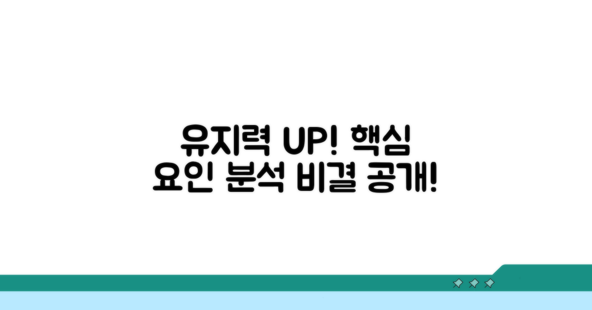 유지 기간 좌우하는 핵심 요인 분석