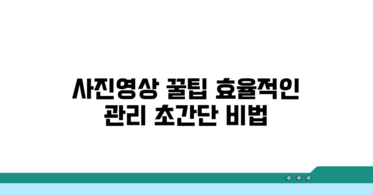 사진·동영상, 효율적으로 관리하는 꿀팁