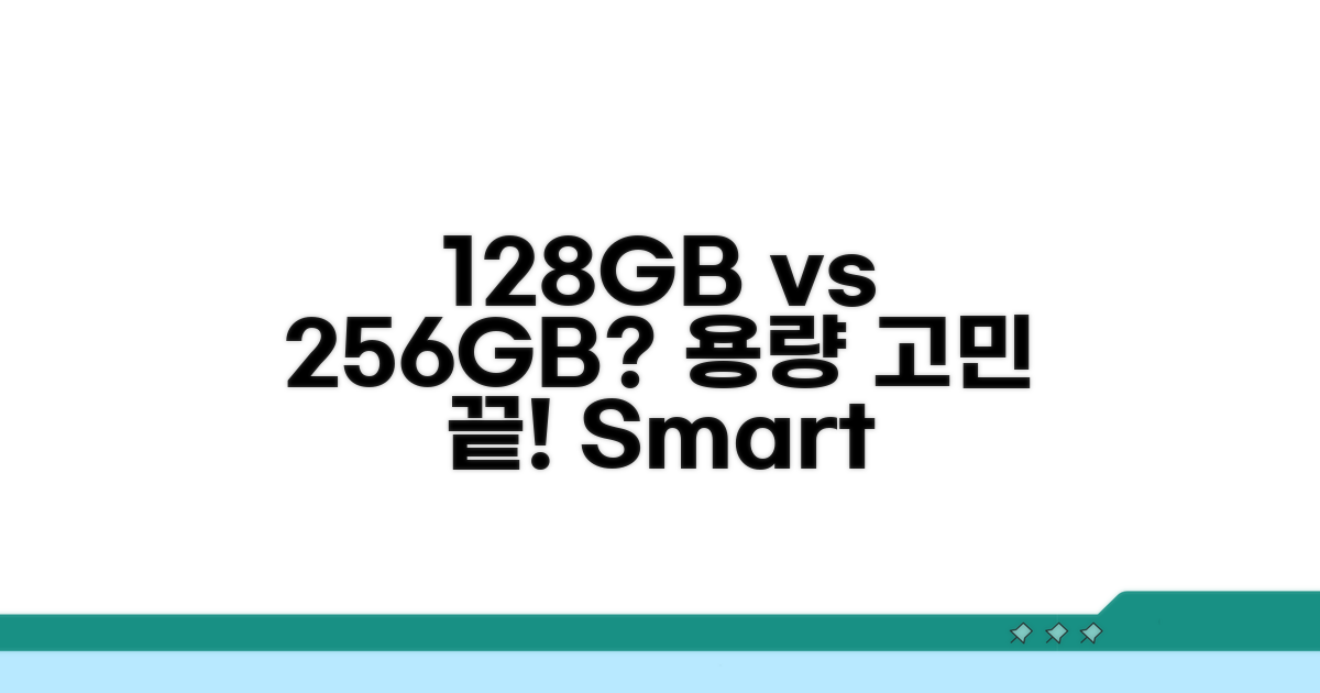 128GB vs 256GB, 어떤 용량을 선택할까?