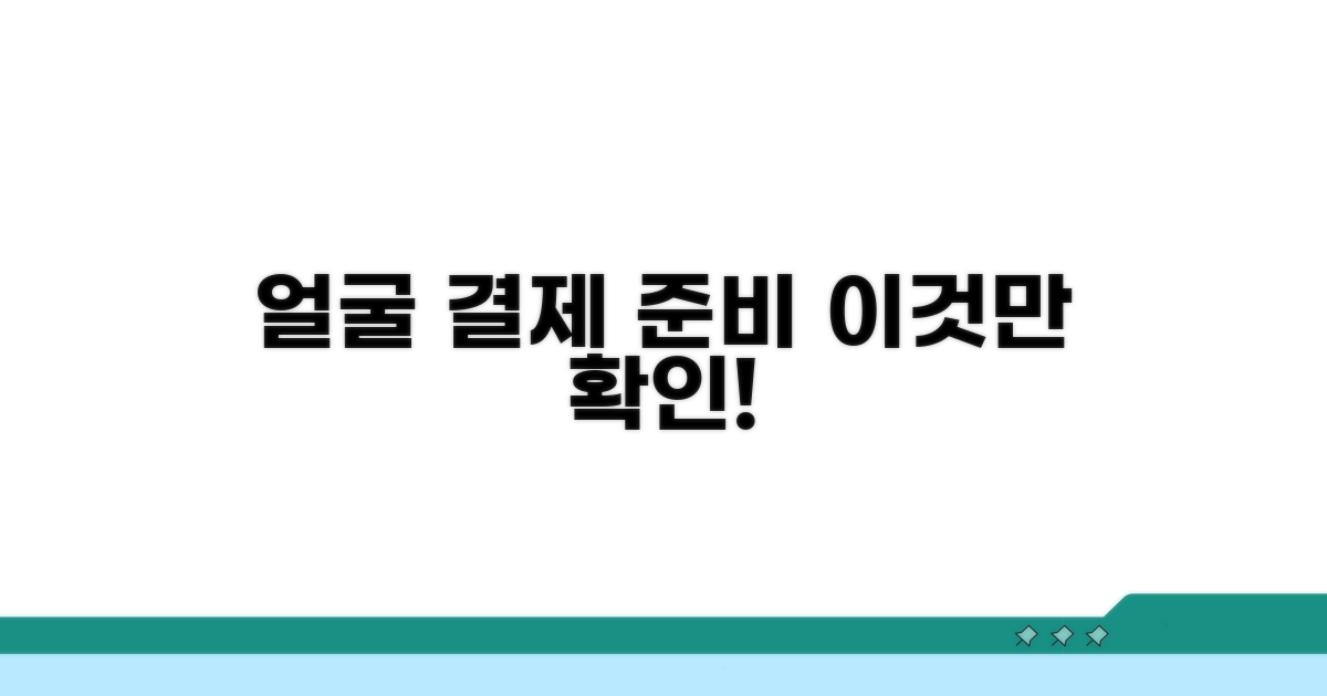 얼굴 인식 결제, 준비는 이것만