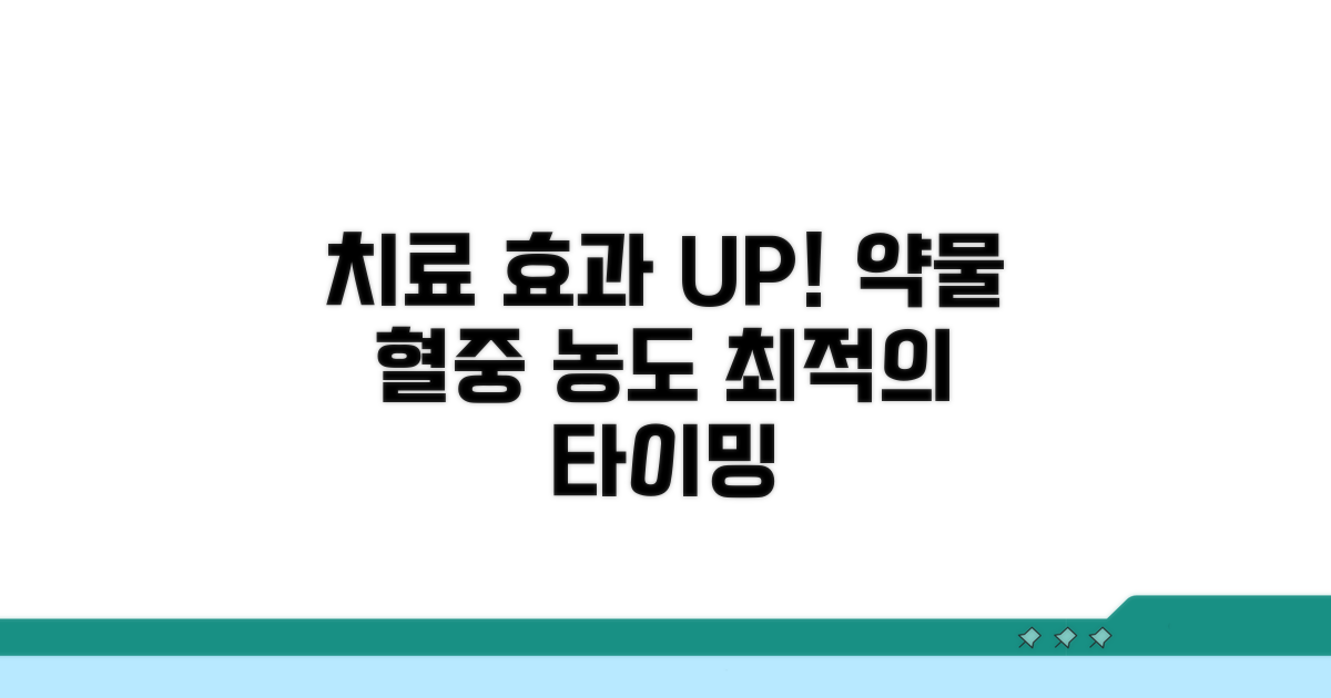 치료 효과 높이는 혈중 농도