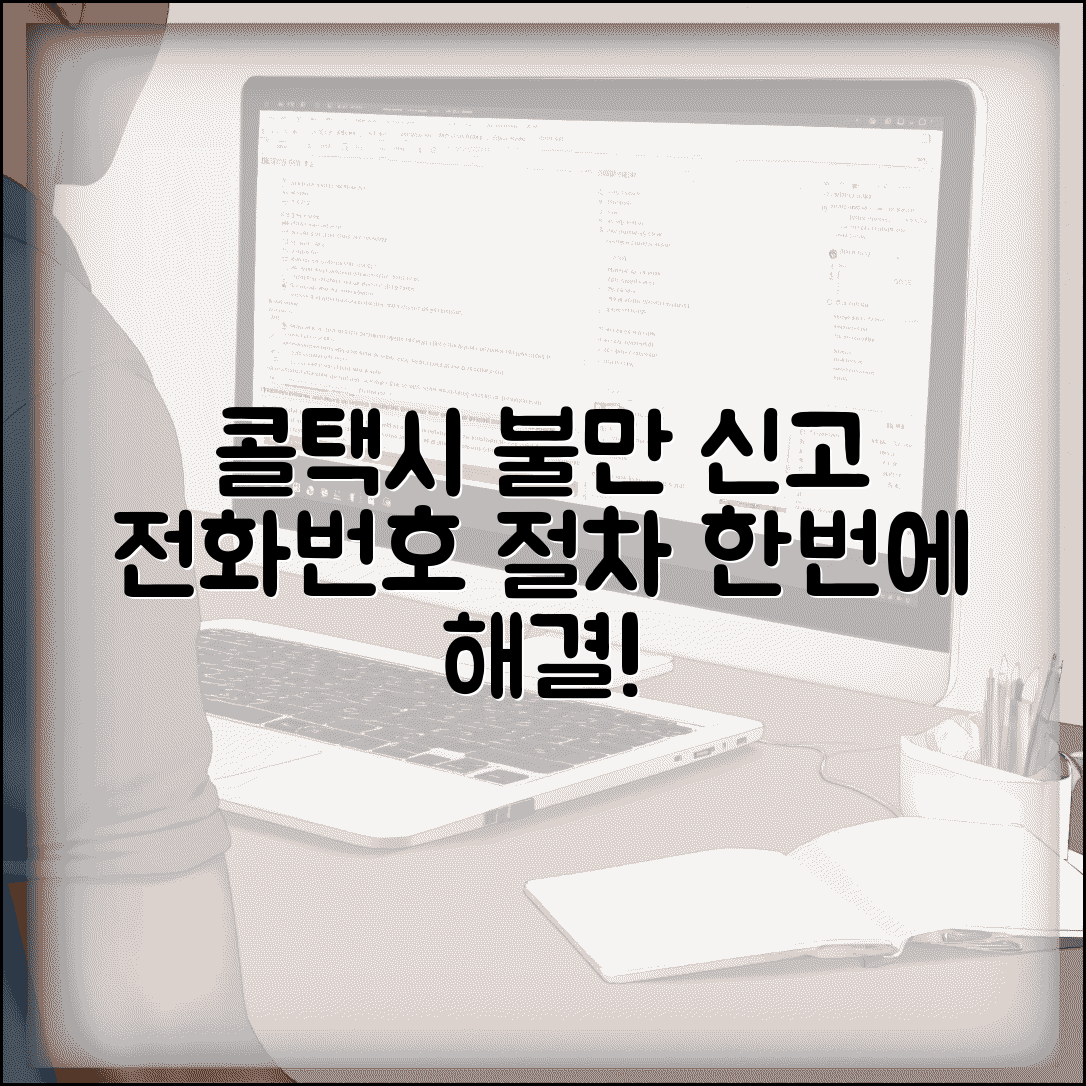콜택시 고객센터 | 불만 접수 문의 방법, 전화번호, 해결 절차 총정리