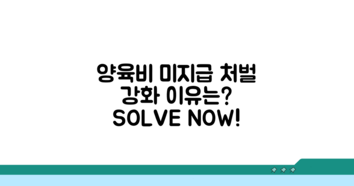 양육비 미지급, 처벌 강화 이유는?
