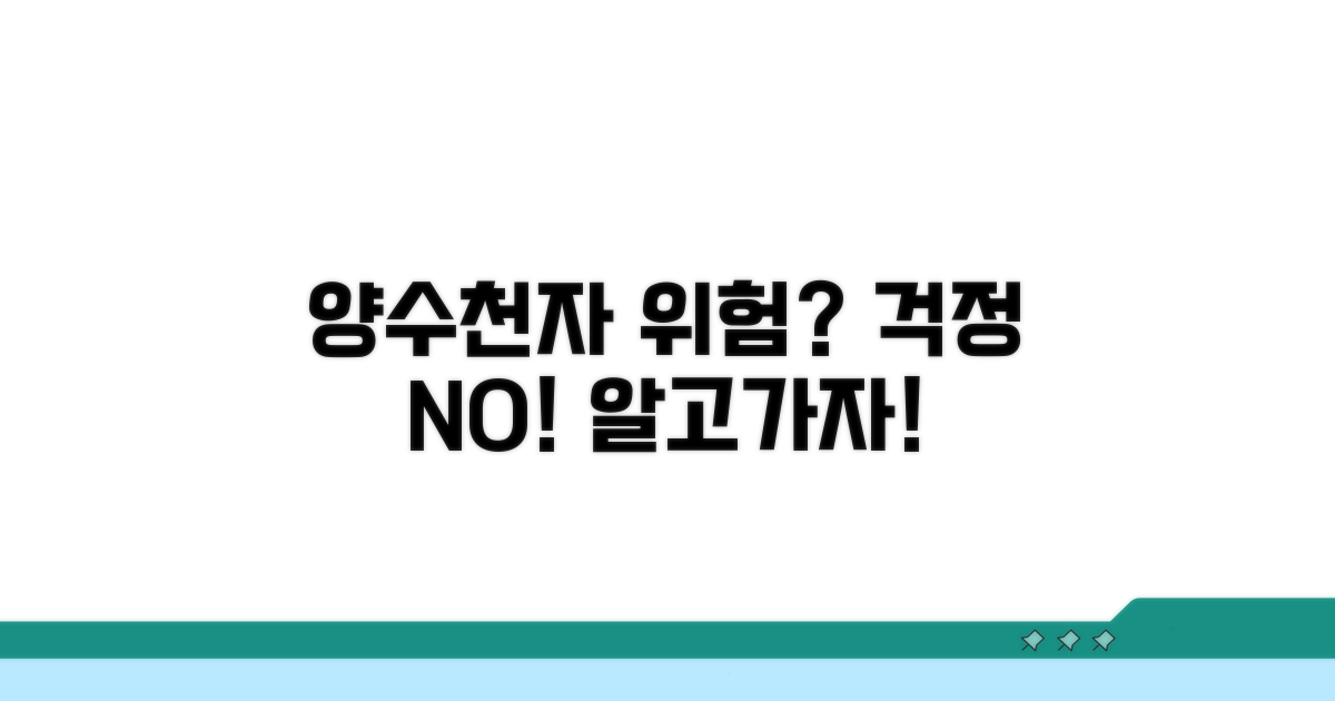 양수천자, 걱정되는 위험은?