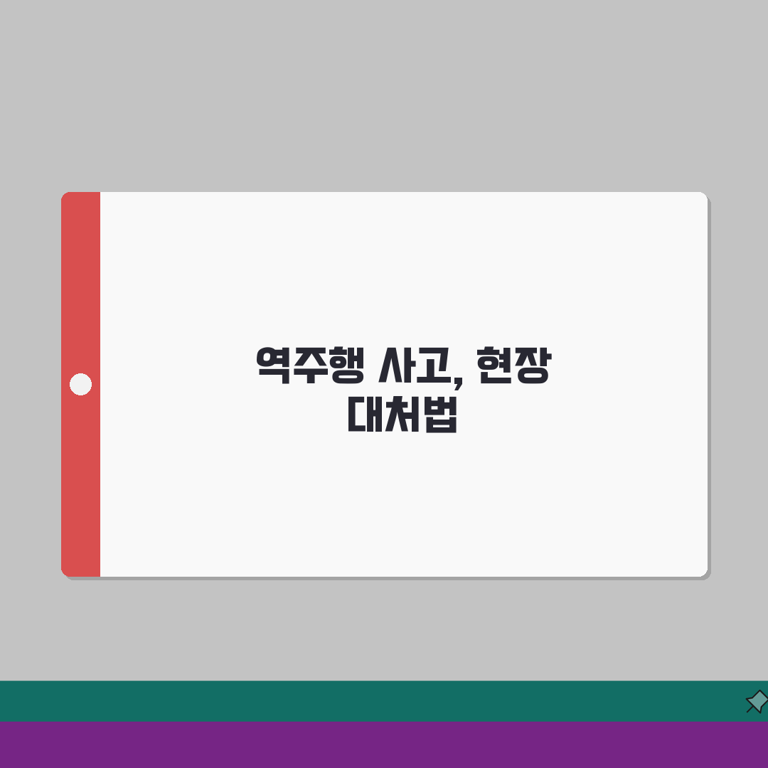 역주행 사고 처리 절차 | 일방통행 역주행과 고속도로 역주행 사고 대처법 솔직후기, 당황하
