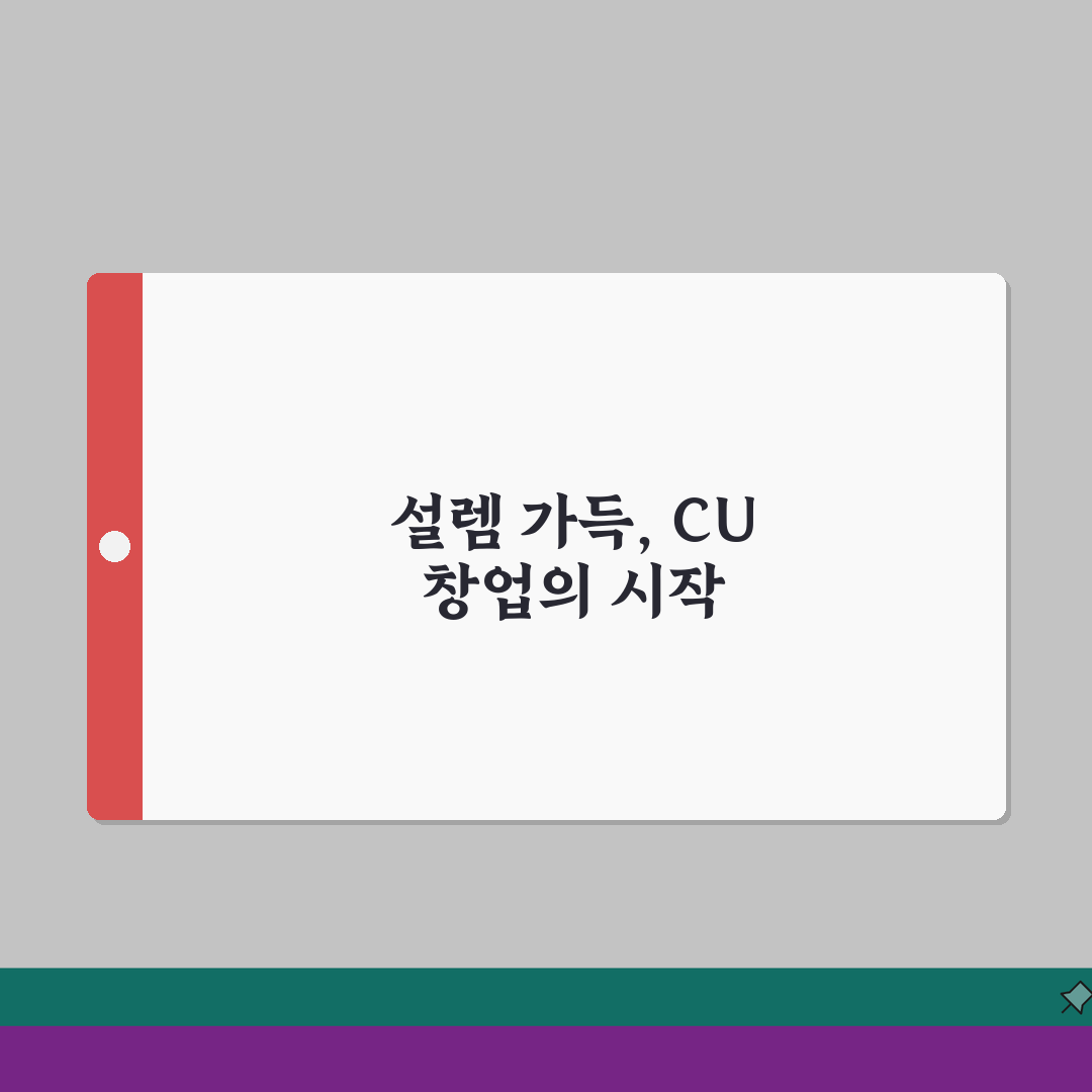 CU 창업절차 | 장단점, 수익분석, 매출전망 솔직후기, 제가 직접 겪어봤어요